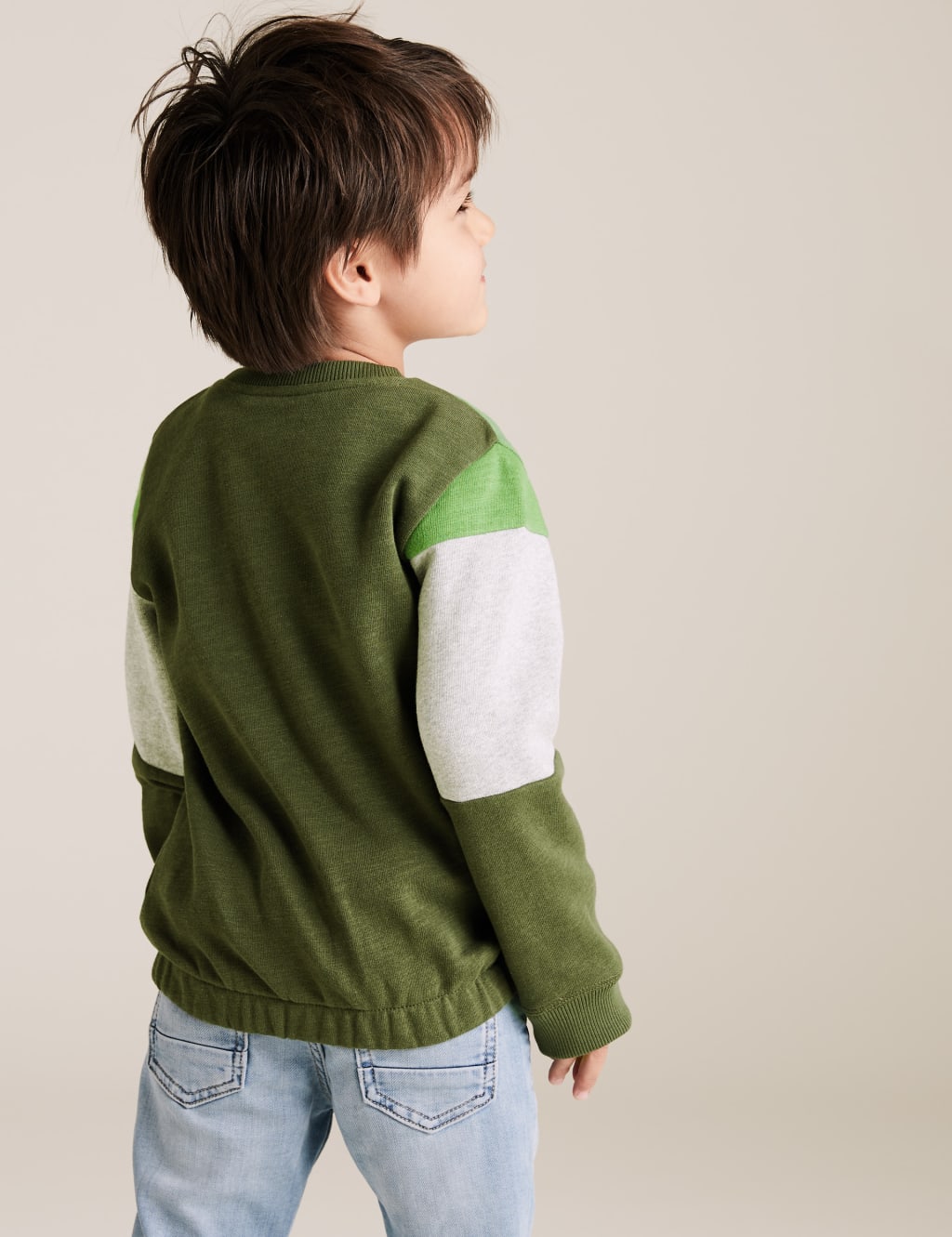 Cotton Explorer Slogan Boucle Sweatshirt (2-7 Yrs) 3 of 5
