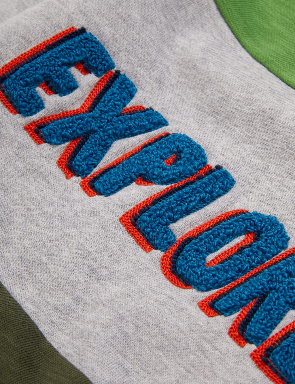 Cotton Explorer Slogan Boucle Sweatshirt (2-7 Yrs) 5 of 5