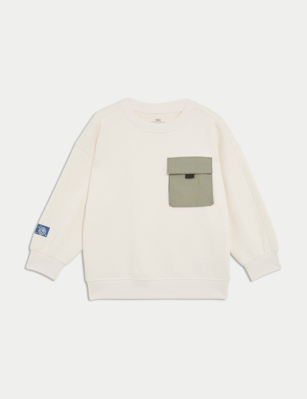 Cotton Rich Utility Sweatshirt (2-8 Yrs) 2 of 4