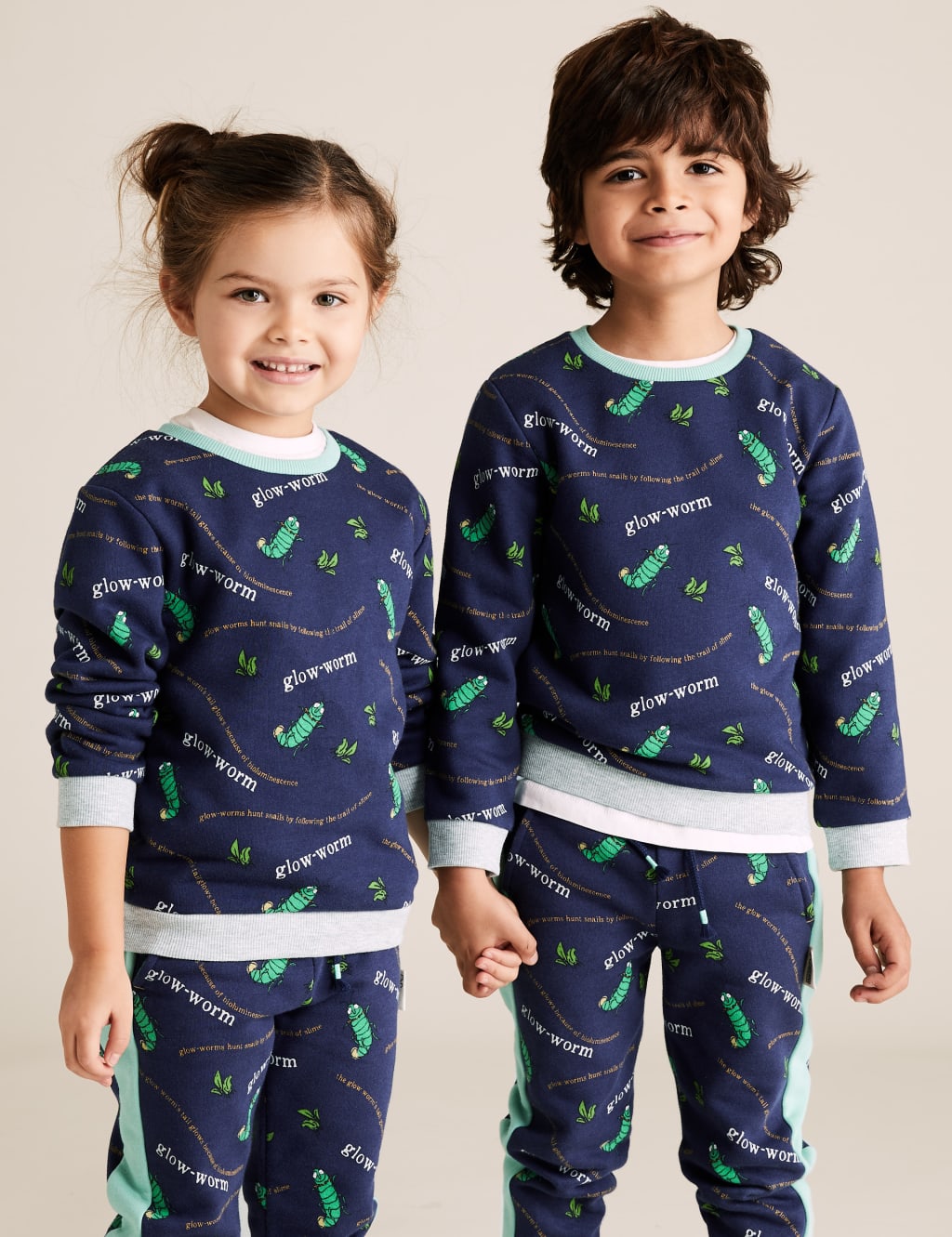 Roald Dahl™ & NHM™ Glow Worm Sweatshirt (2-7 Yrs) 1 of 6