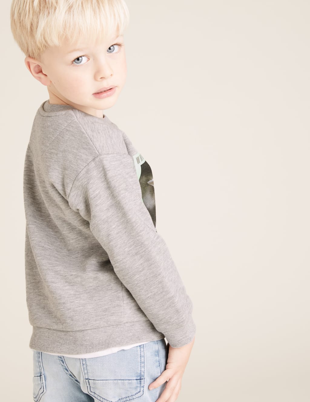 Cotton Rich Star Wars™ Baby Yoda Sweatshirt (2-7 Yrs) 4 of 5