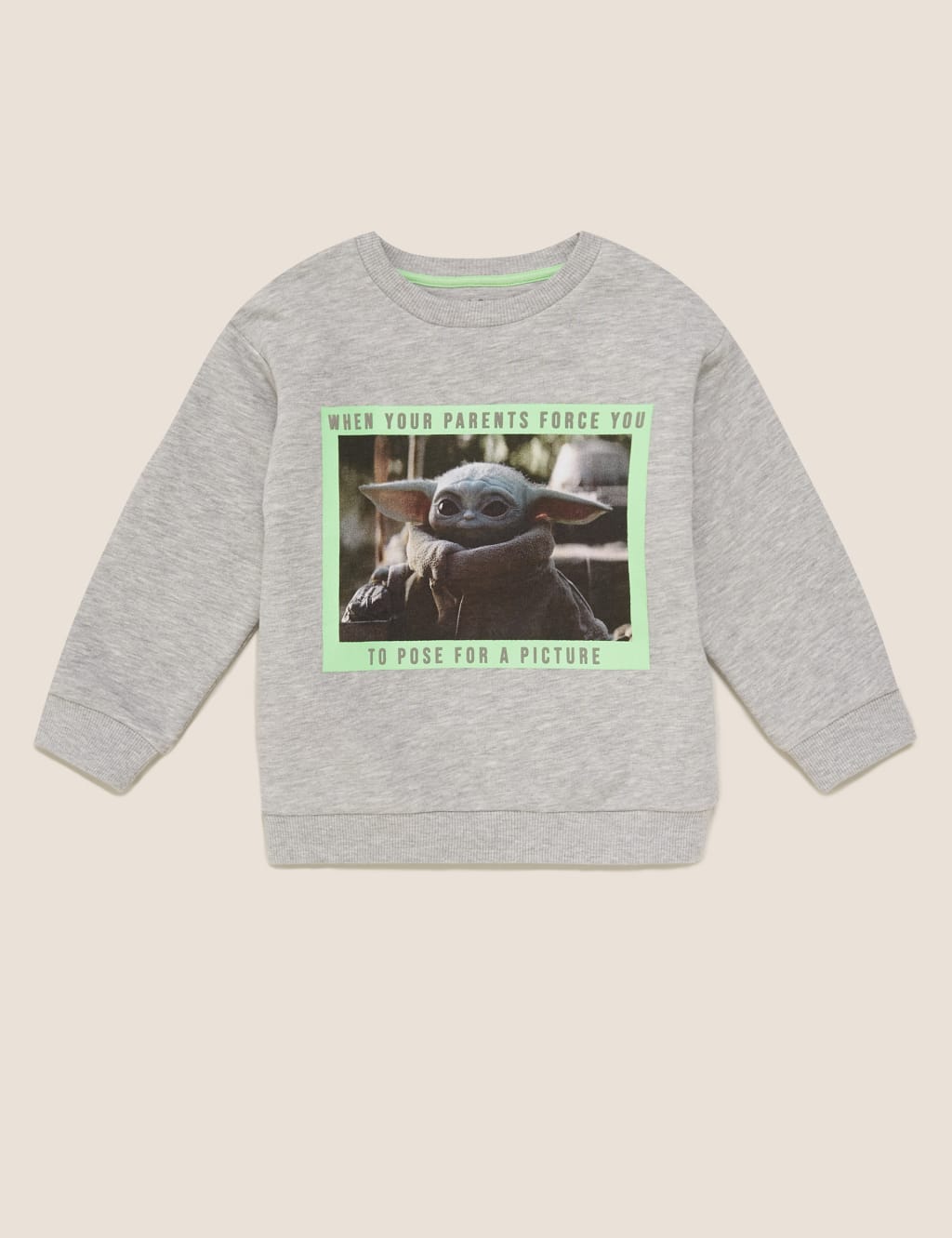 Baby yoda sweat shirt outlet