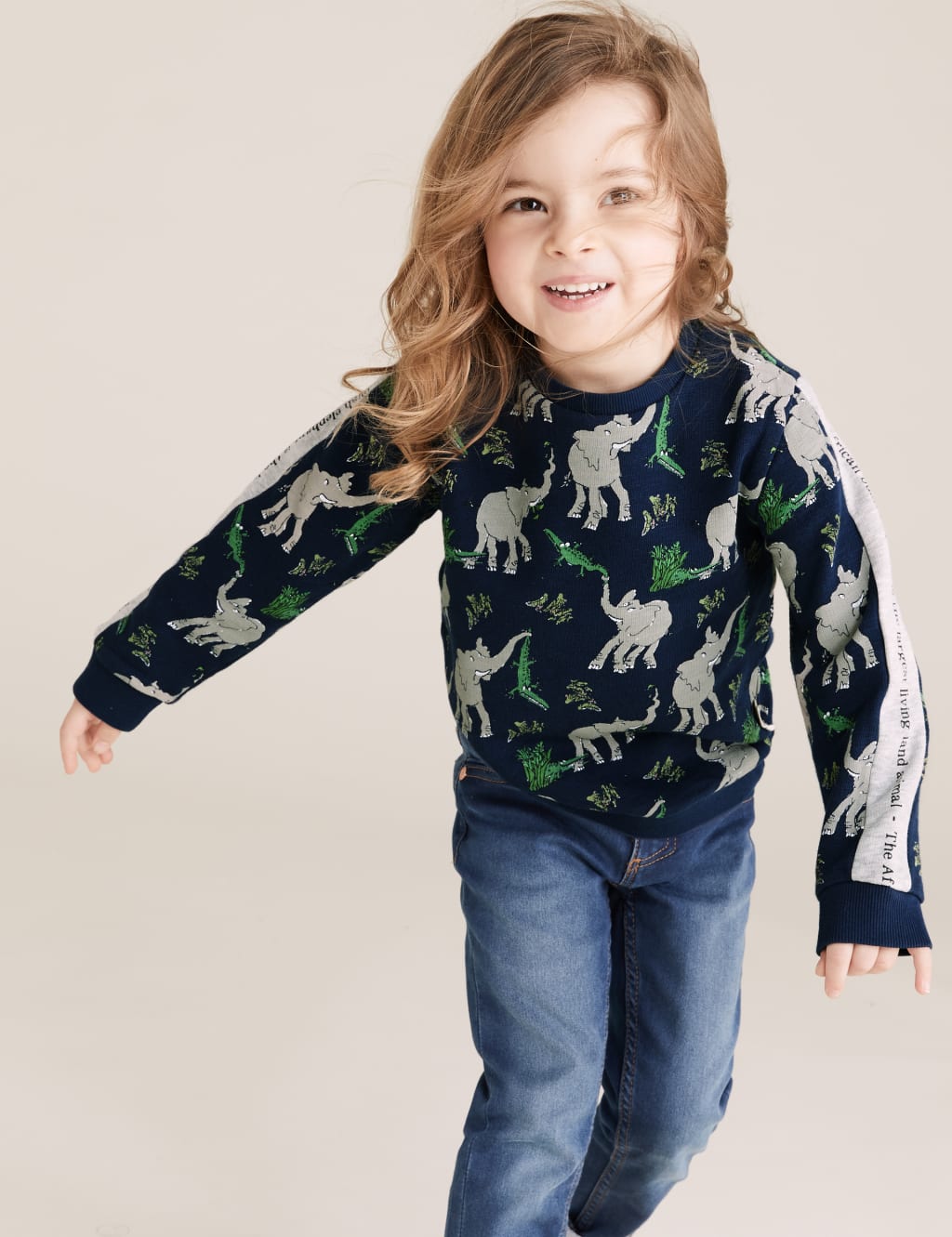 Roald Dahl™ & NHM™ Elephant Sweatshirt (2-7 Yrs) 4 of 6