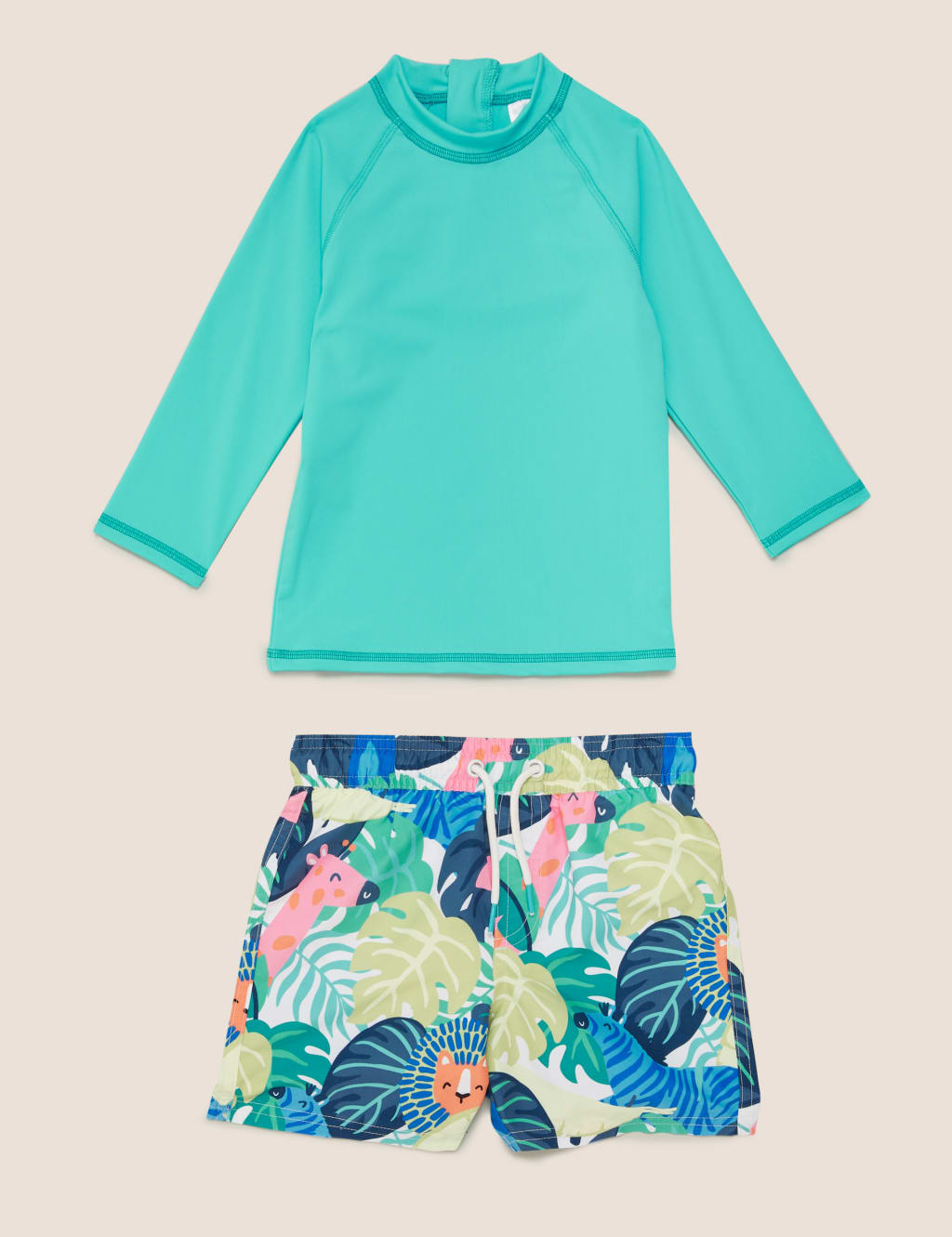 2pc Printed Swim Shorts Set (2-7 Yrs) 2 of 4