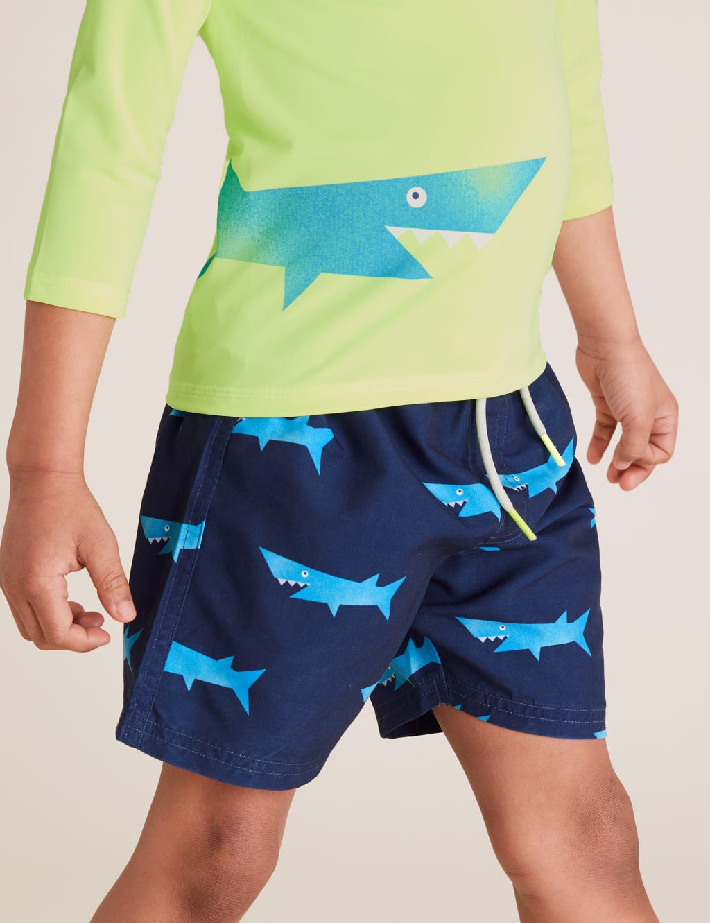 2pc Shark Swim Set (2-7 Yrs) 3 of 5