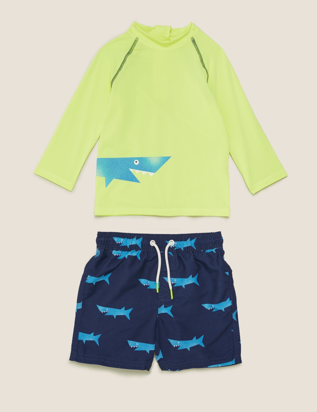 2pc Shark Swim Set (2-7 Yrs) 2 of 5