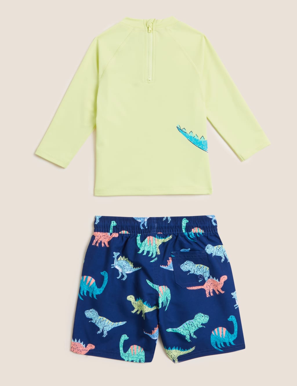 2pc Dinosaur Rash Vest & Swim Shorts (2-7 Yrs) 2 of 2