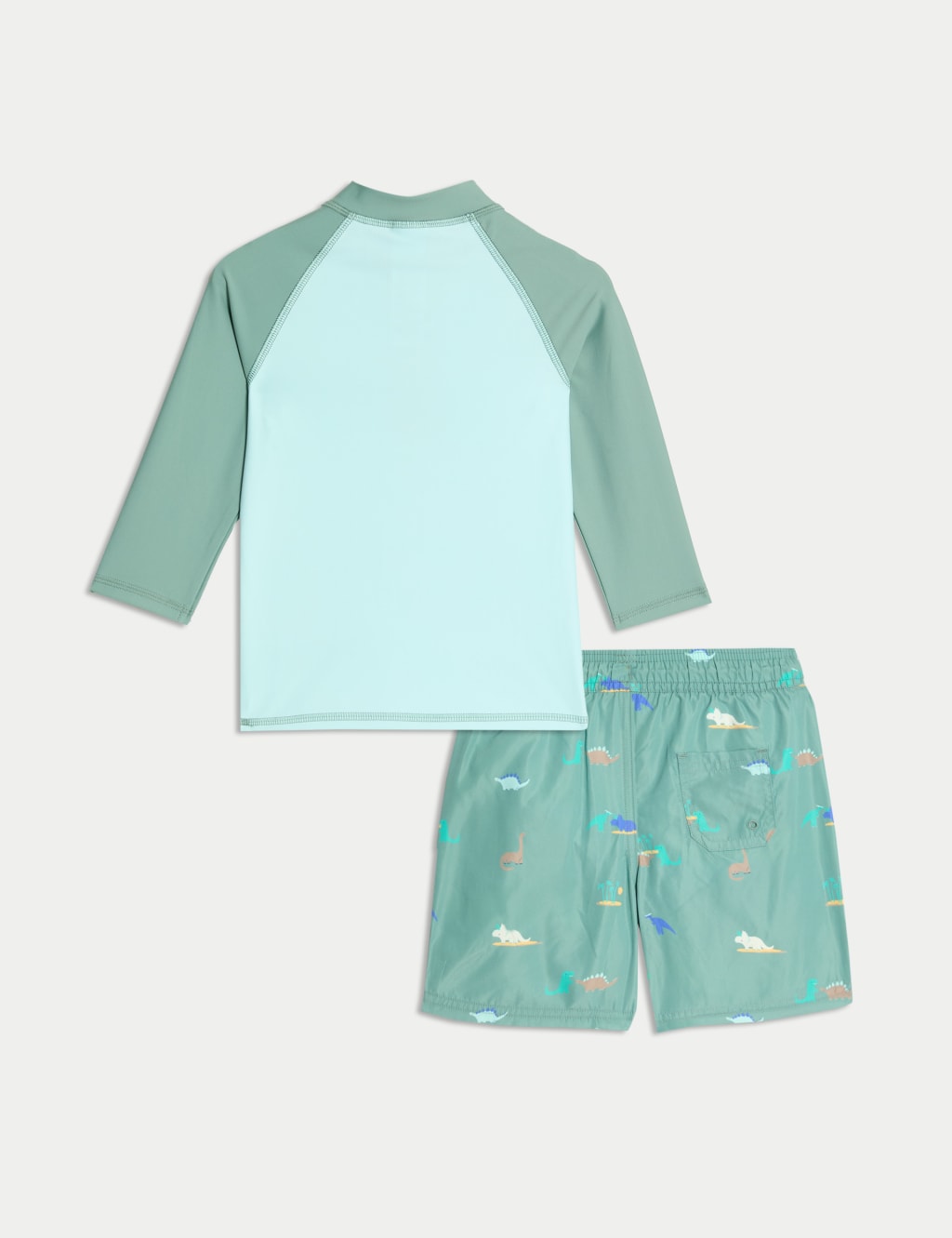 2pc Dinosaur 3/4 Sleeve Swim Set (2-8 Yrs) 2 of 3