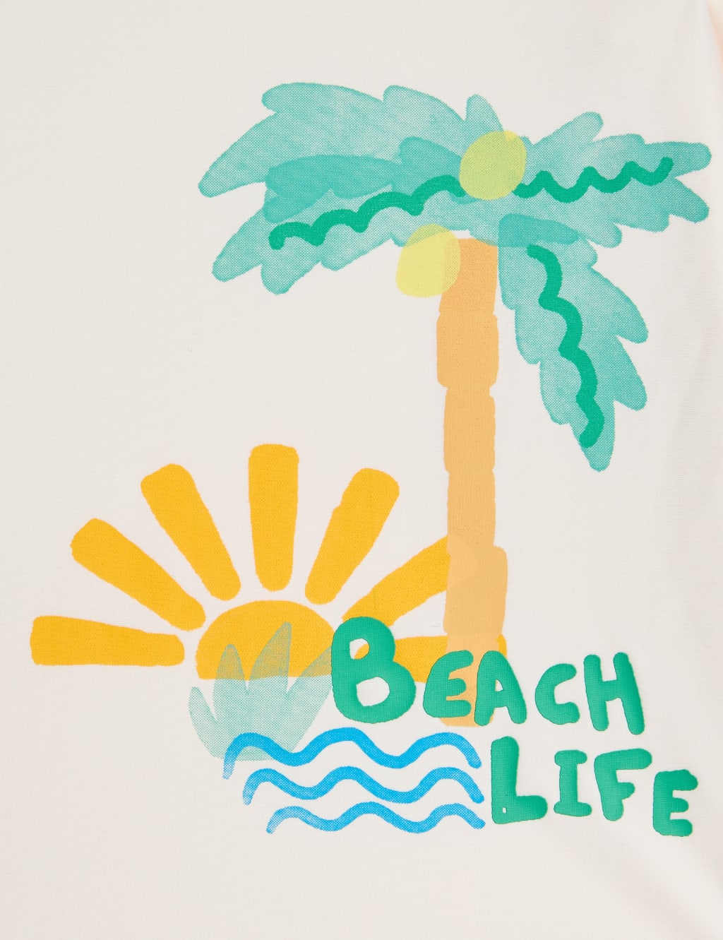 2pc Palm Print Swim Set (2-8 Yrs) 3 of 3