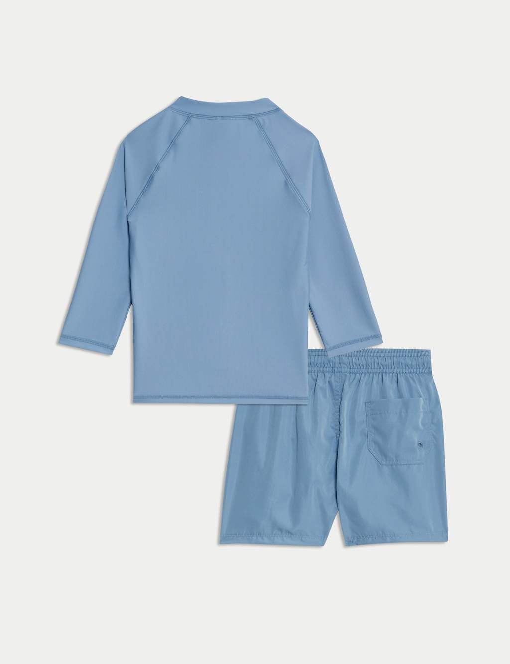 2pc Leaf Print Long Sleeve Swim Set (2-8 Yrs) 2 of 3