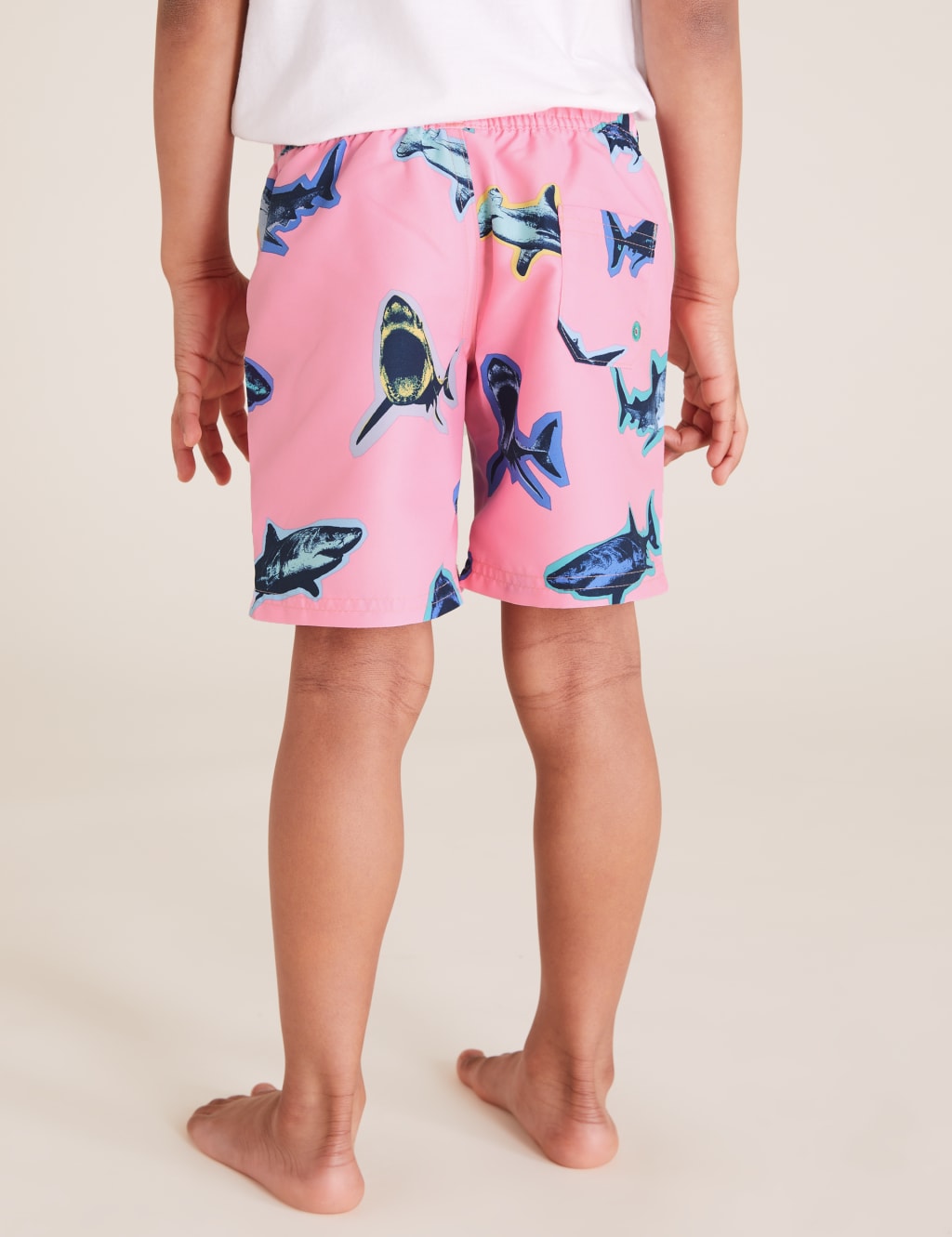 Shark Print Swim Shorts (2-7 Yrs) 4 of 4