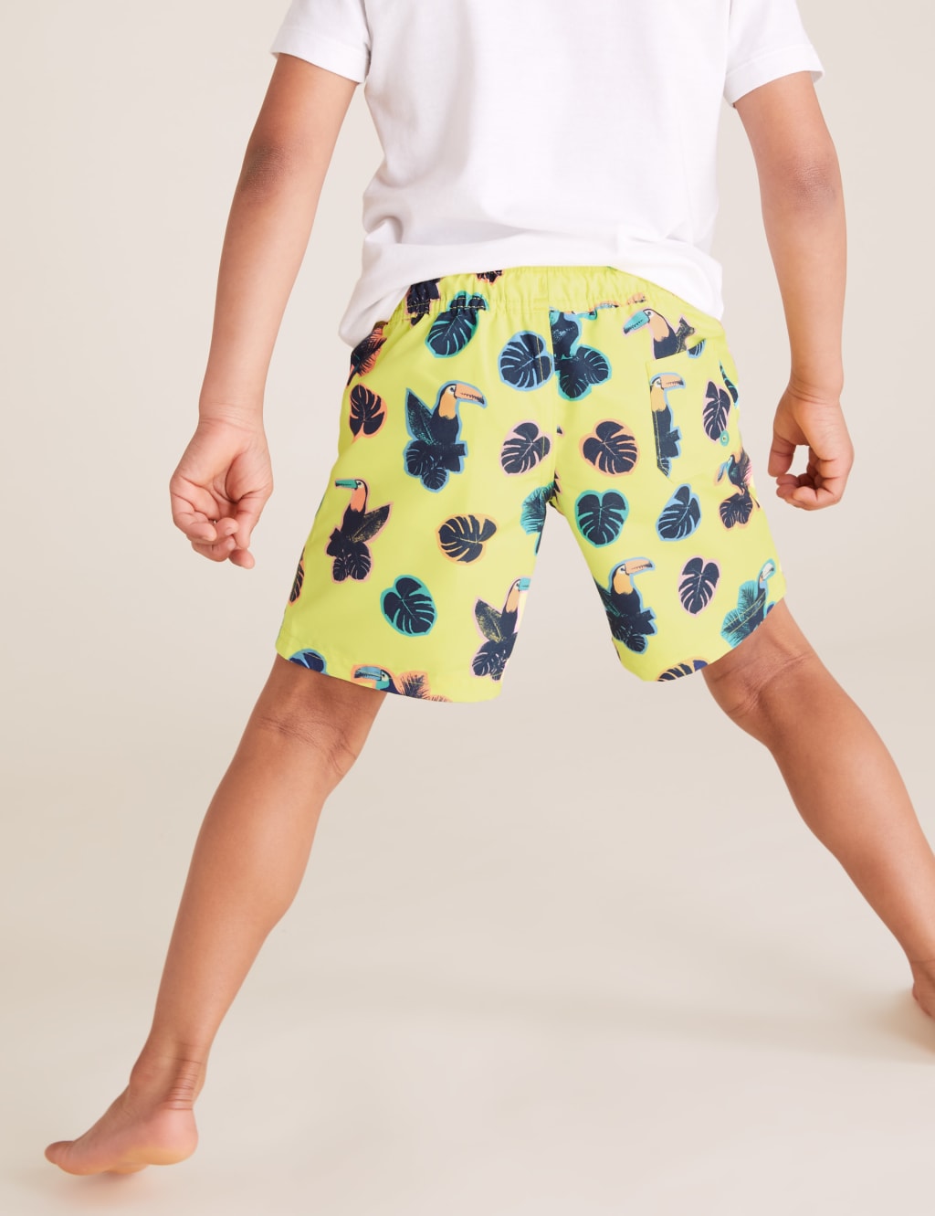 Toucan Leaf All Over Print Swim Shorts (2-7 Yrs) 4 of 4