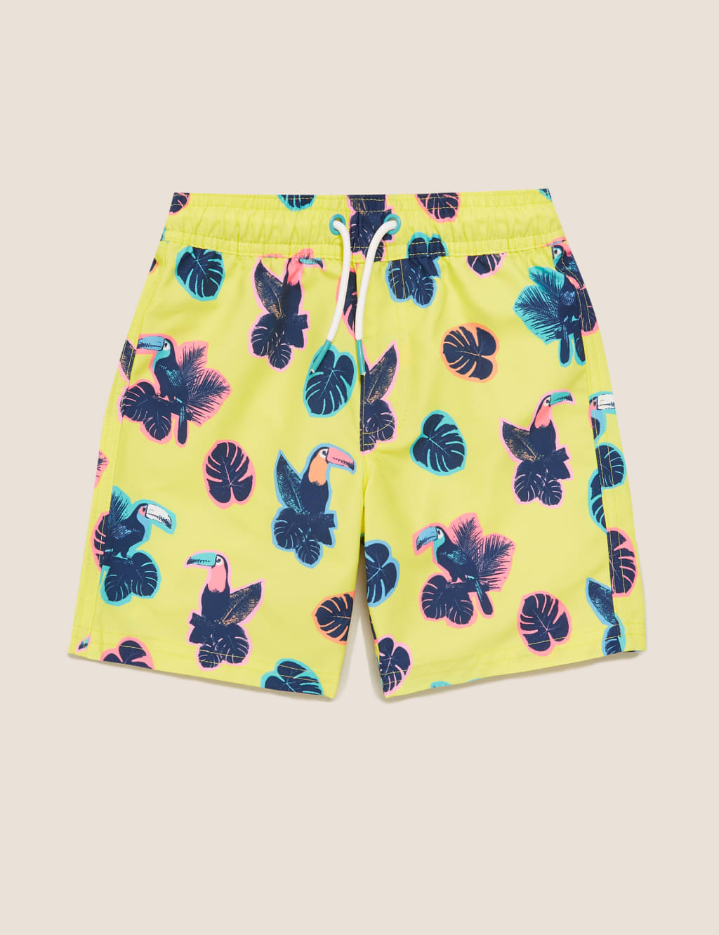 Toucan Leaf All Over Print Swim Shorts (2-7 Yrs) 2 of 4