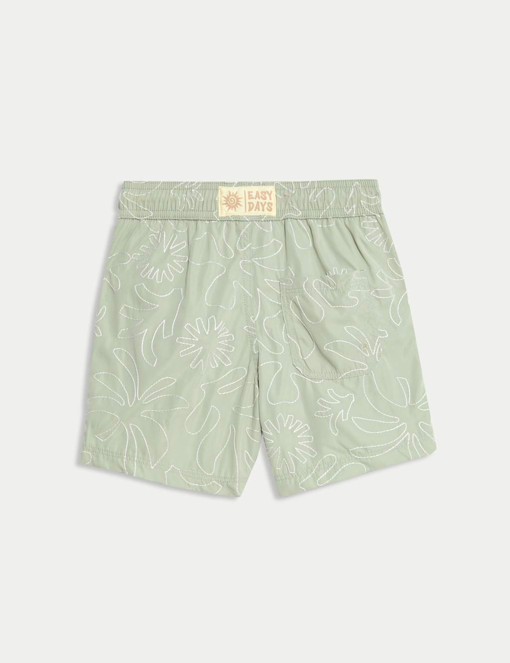 Embroidered Leaf Swim Shorts (2-8 Yrs) 2 of 3