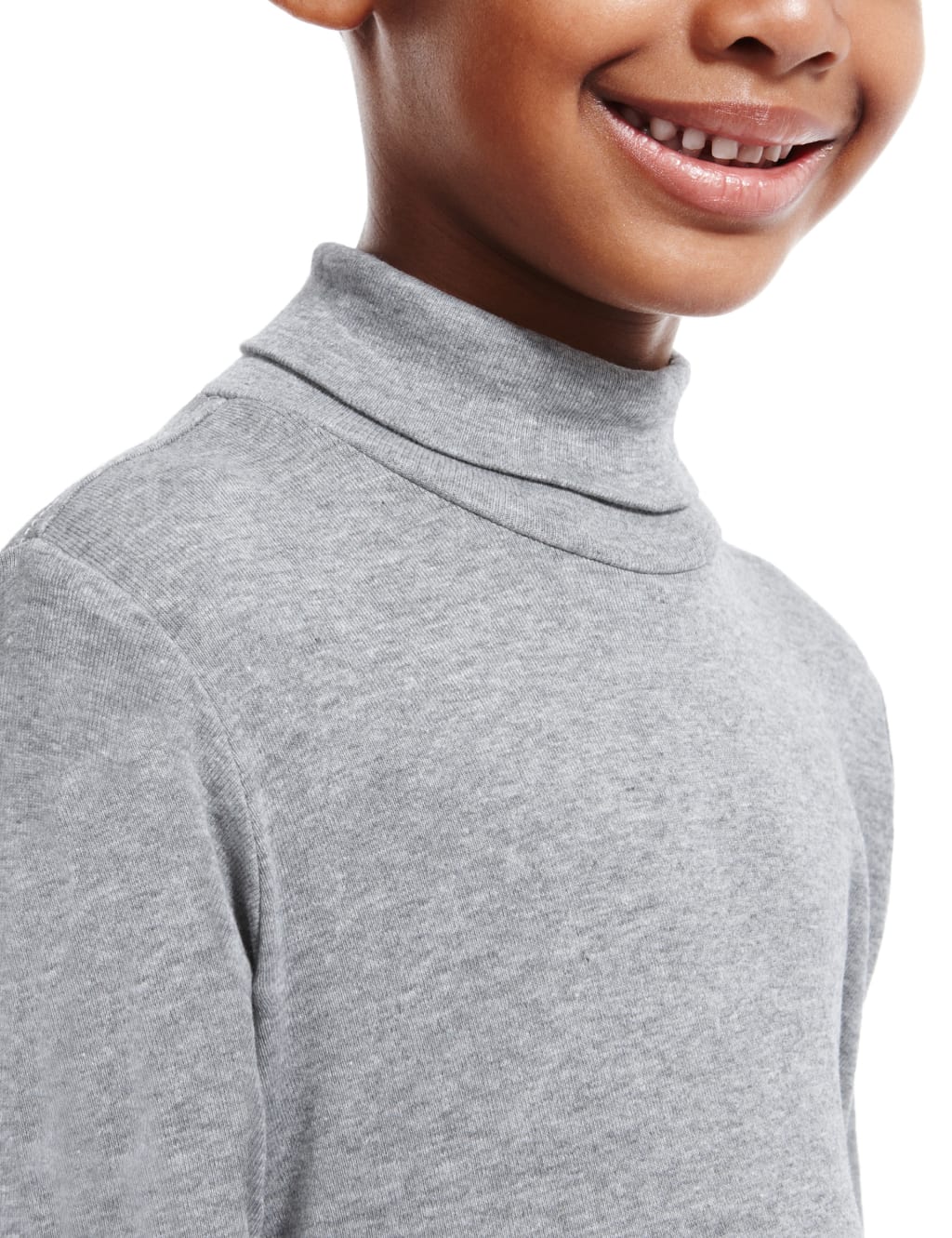 2 Pack Cotton Rich Roll Neck Boys Tops (1-7 Years) 5 of 5