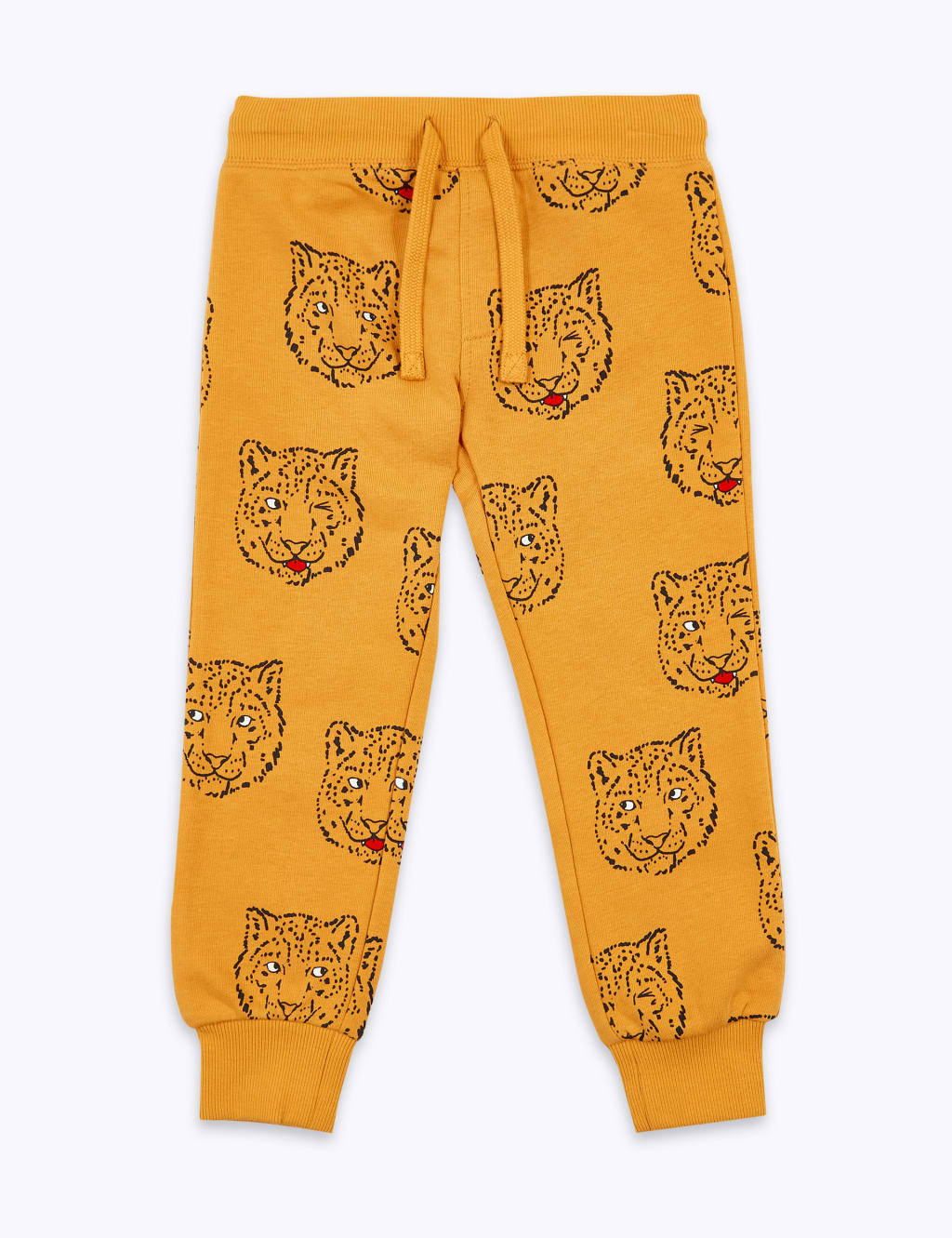 Regular Cotton Rich Tiger Face Joggers (2-7 Yrs) 2 of 5