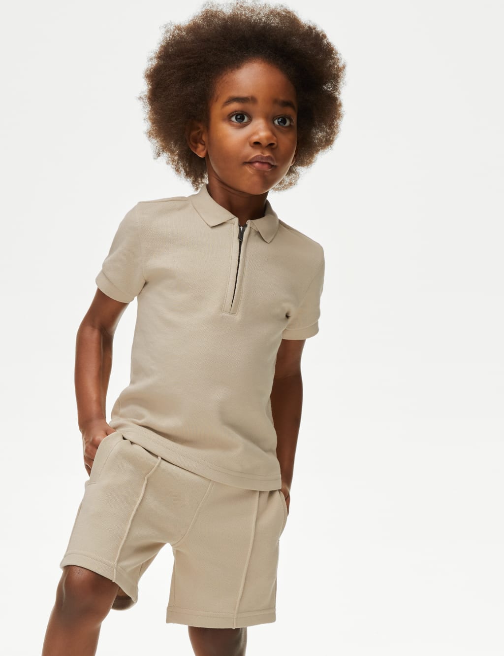 Polo Shirt And Shorts Set 2 8 Yrs M S Collection M S