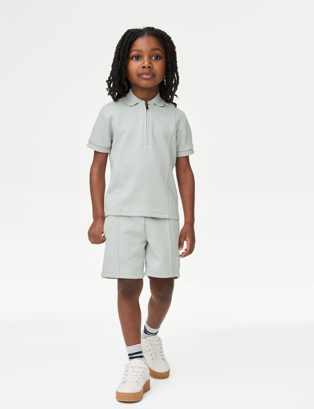 Cotton Blend Pique Top & Bottom Outfit (2-16 Yrs) 3 of 5