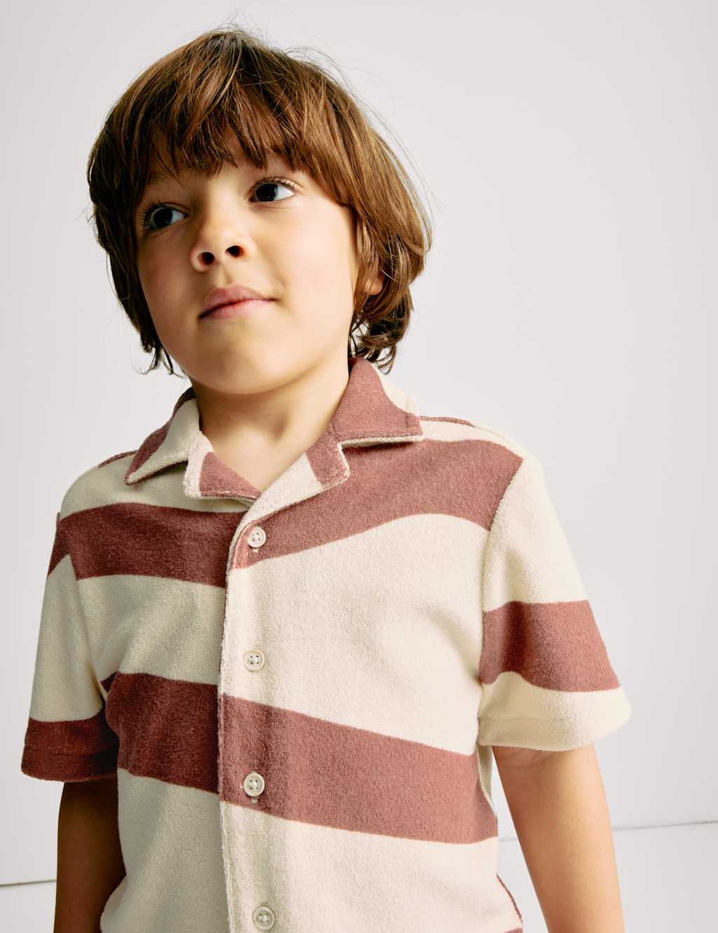2pc Cotton Rich Wave Shirt and Shorts Set (2-8 Yrs) 3 of 6