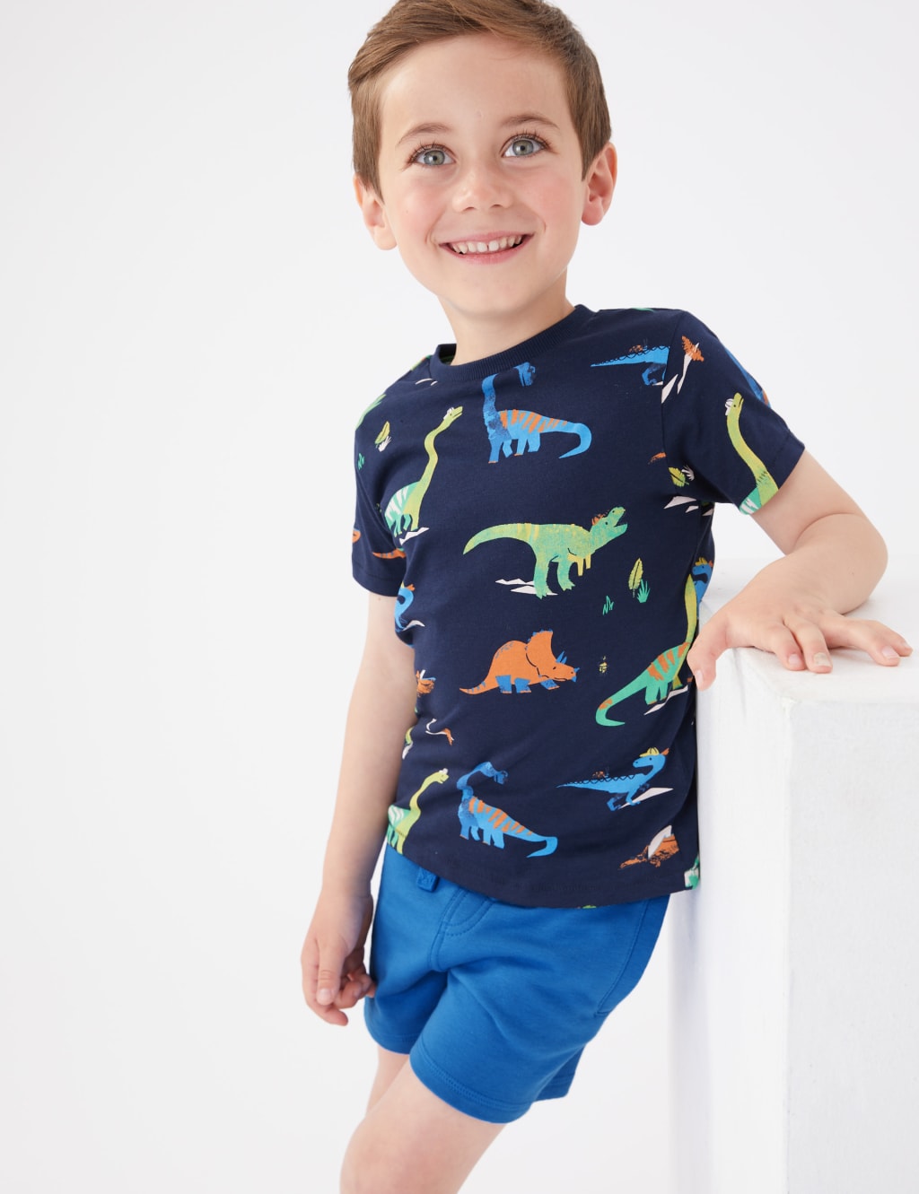 Cotton Rich Dinosaur Top & Bottom Outfit (2-7 Yrs) 3 of 5
