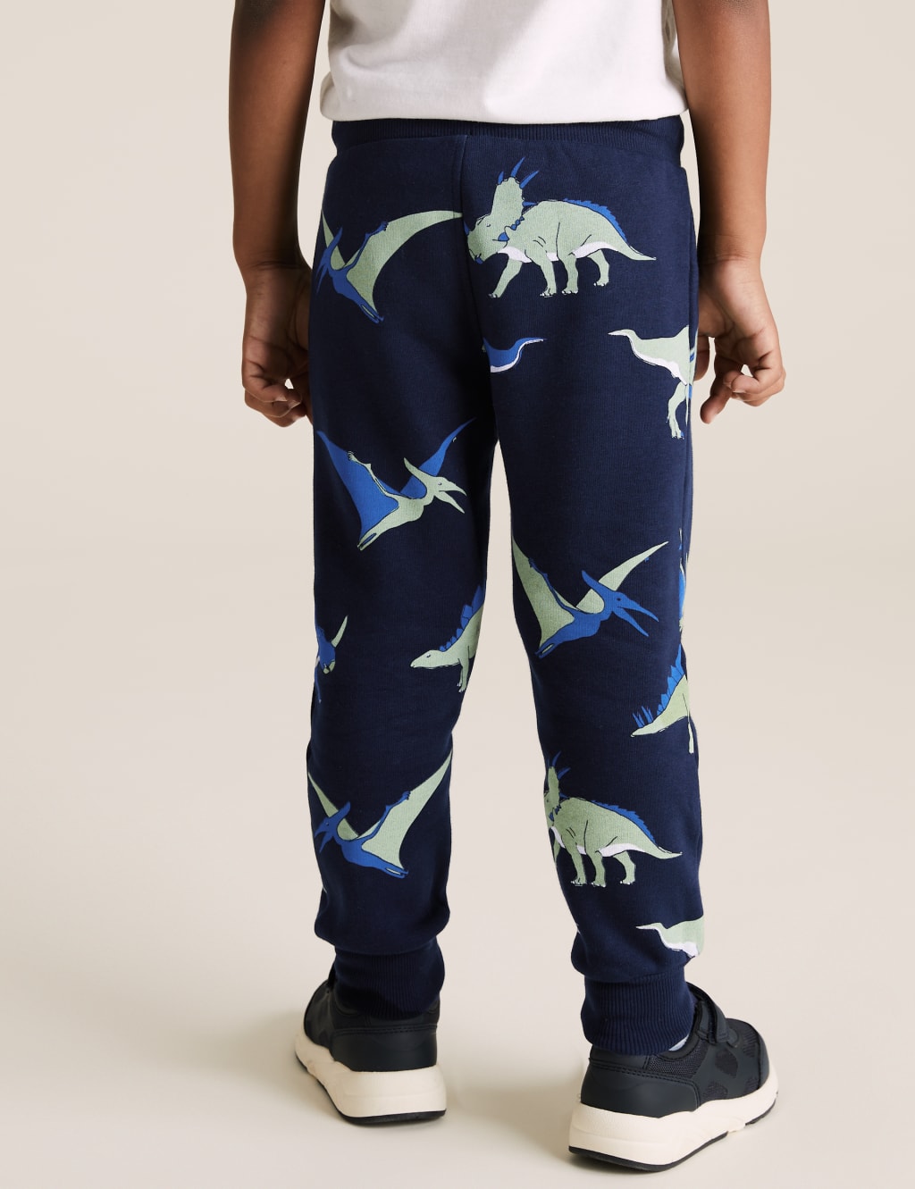 Organic Cotton Neon Dinosaur Joggers (2-7 Yrs) 5 of 5