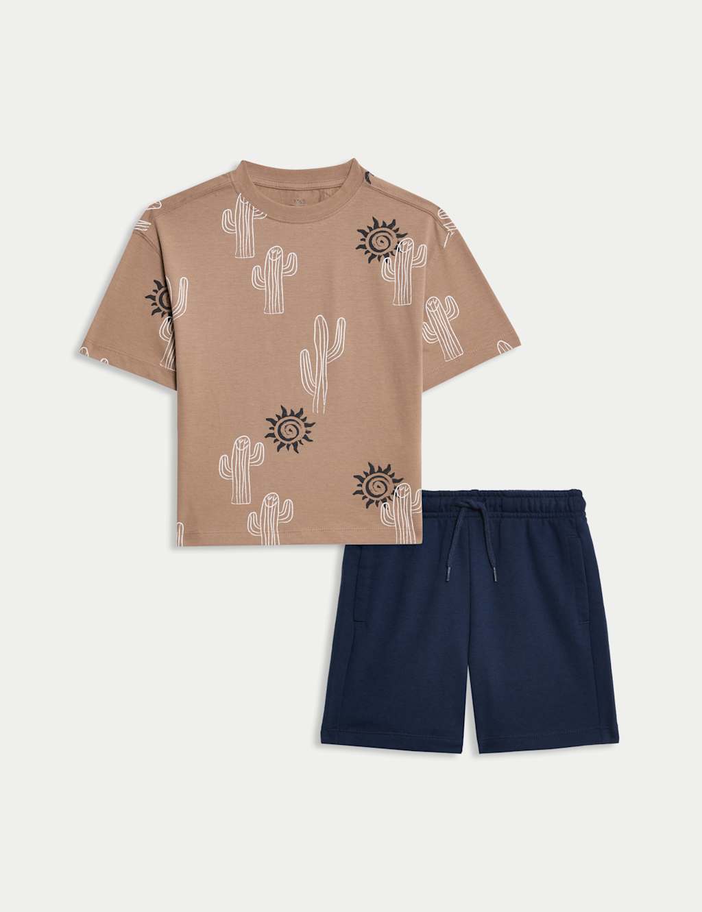 2pc Pure Cotton Cactus T-Shirt and Shorts (2-8 Yrs) 2 of 6