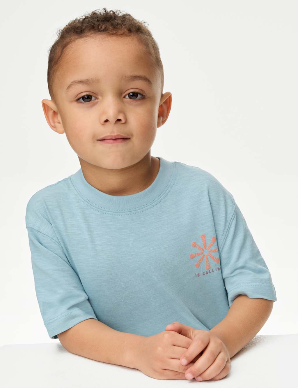 Pure Cotton Graphic Slogan T-Shirt (2-8 Yrs) 3 of 5