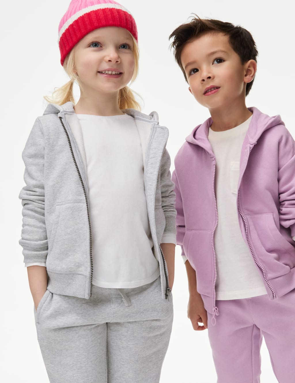 Pink plain hoodies discount