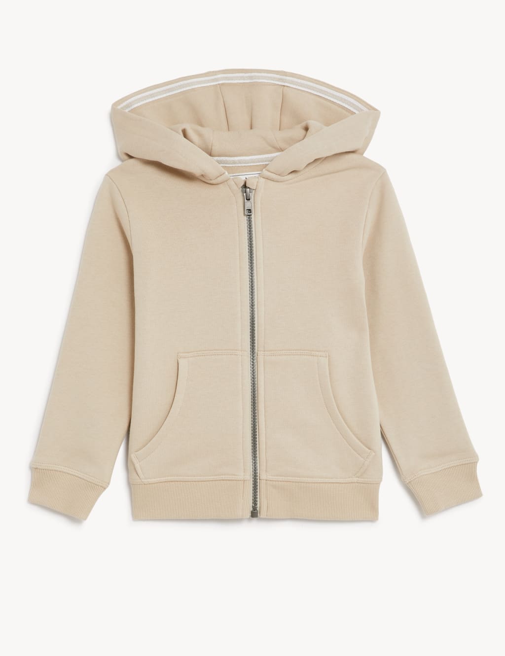Cotton Rich Zip Hoodie (2-8 Yrs) 1 of 1