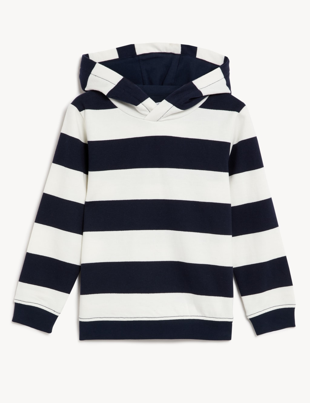 Pure Cotton Striped Hoodie 2 8 Yrs M S Collection M S