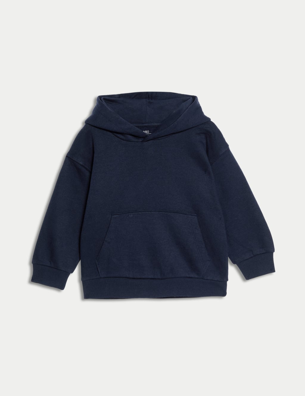 Cotton Rich Plain Hoodie (2-8 Yrs) 1 of 2