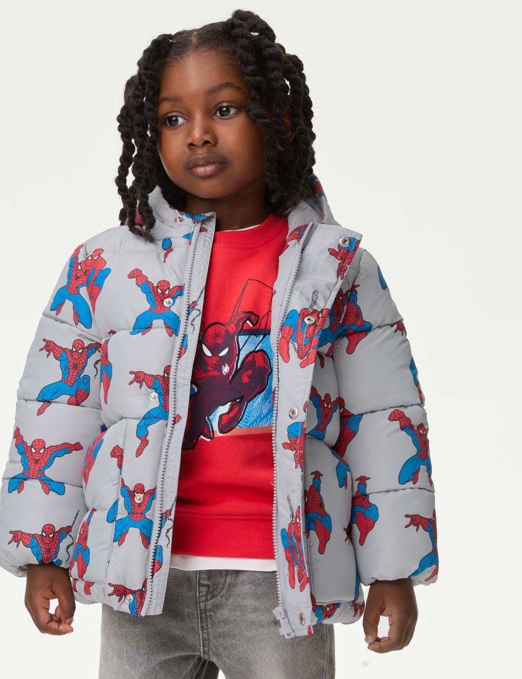Spiderman winter coats sale