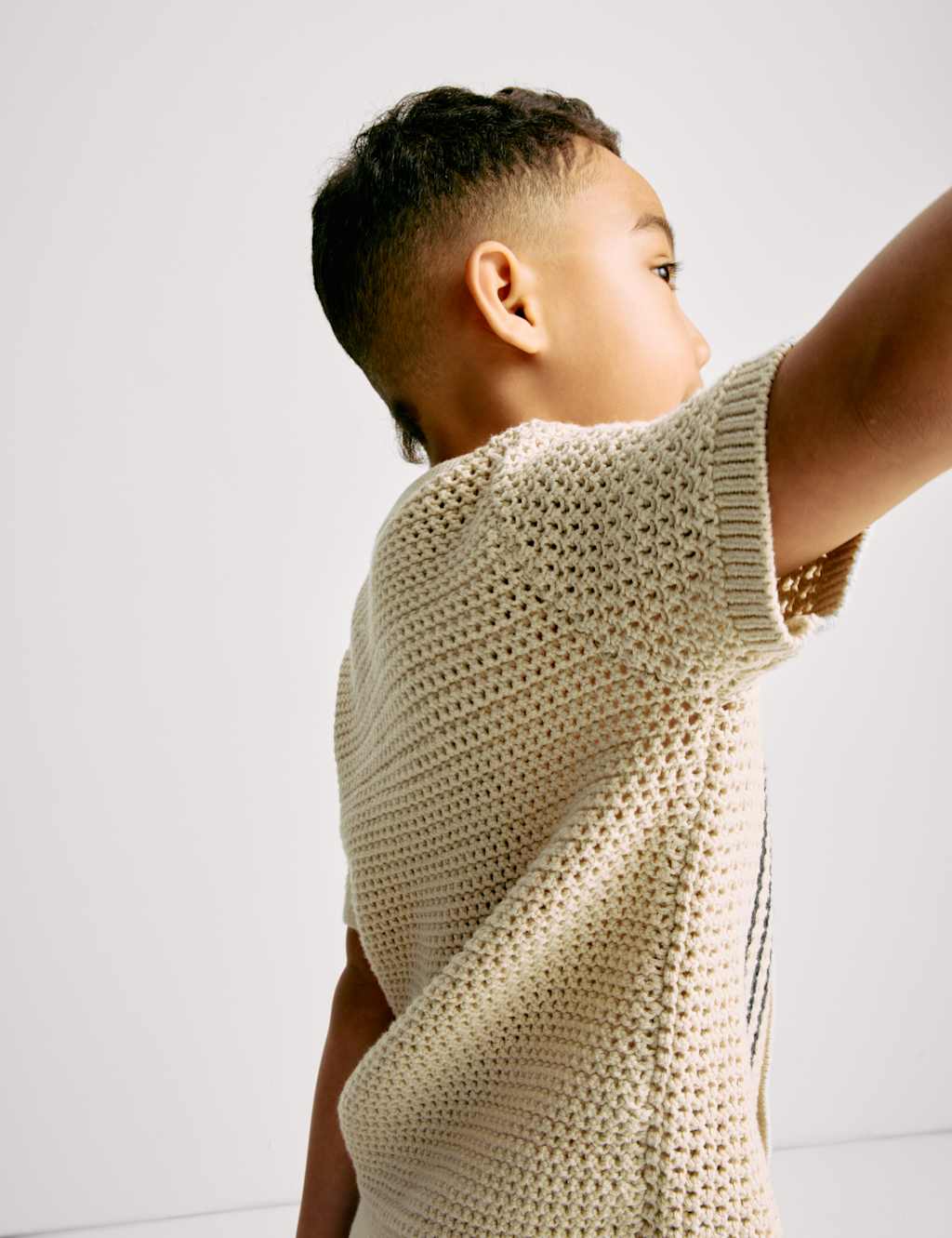 Pure Cotton Border Knitted Shirt (2-8 Yrs) 3 of 6