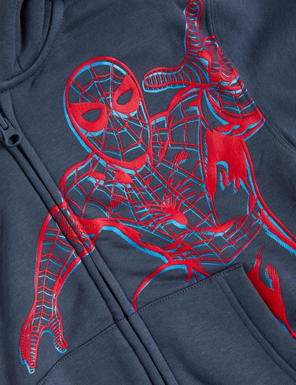 Spider man with blue hoodie hot sale