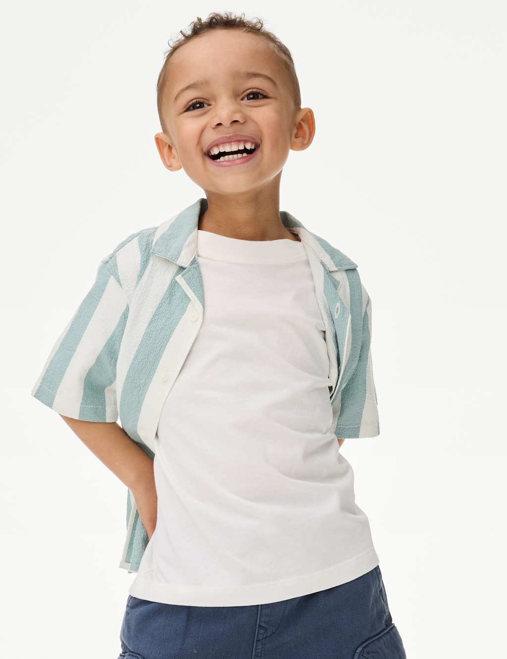 2pc Cotton Rich Shirt & T-Shirt Set (2-16 Yrs) 3 of 5