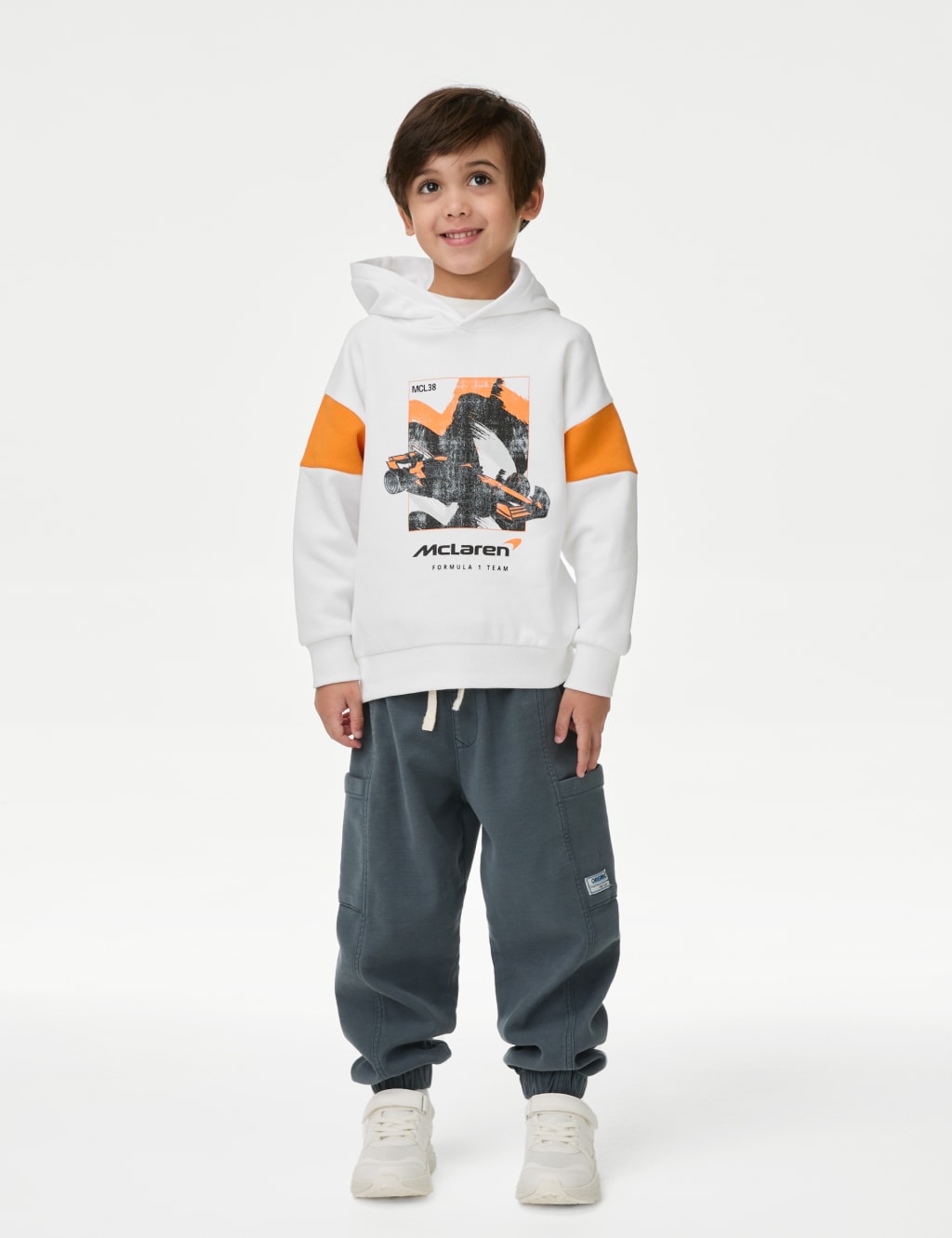 Cotton Rich McLaren™ Car Hoodie (2-8 Yrs) 4 of 7