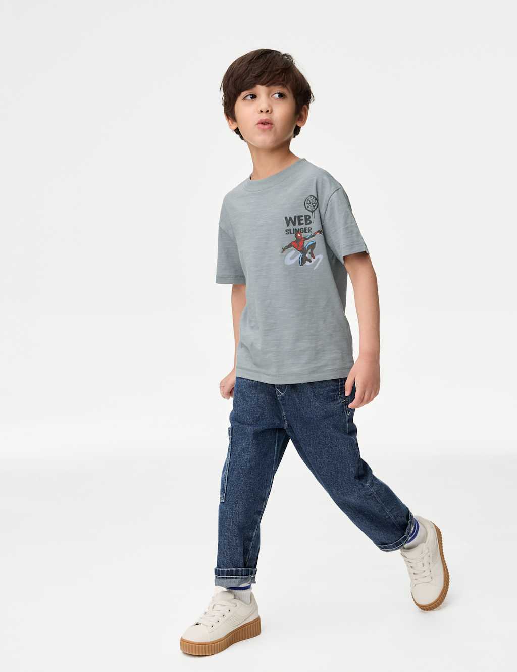 Pure Cotton Spider-Man T-Shirt (2-8 Yrs) 3 of 7