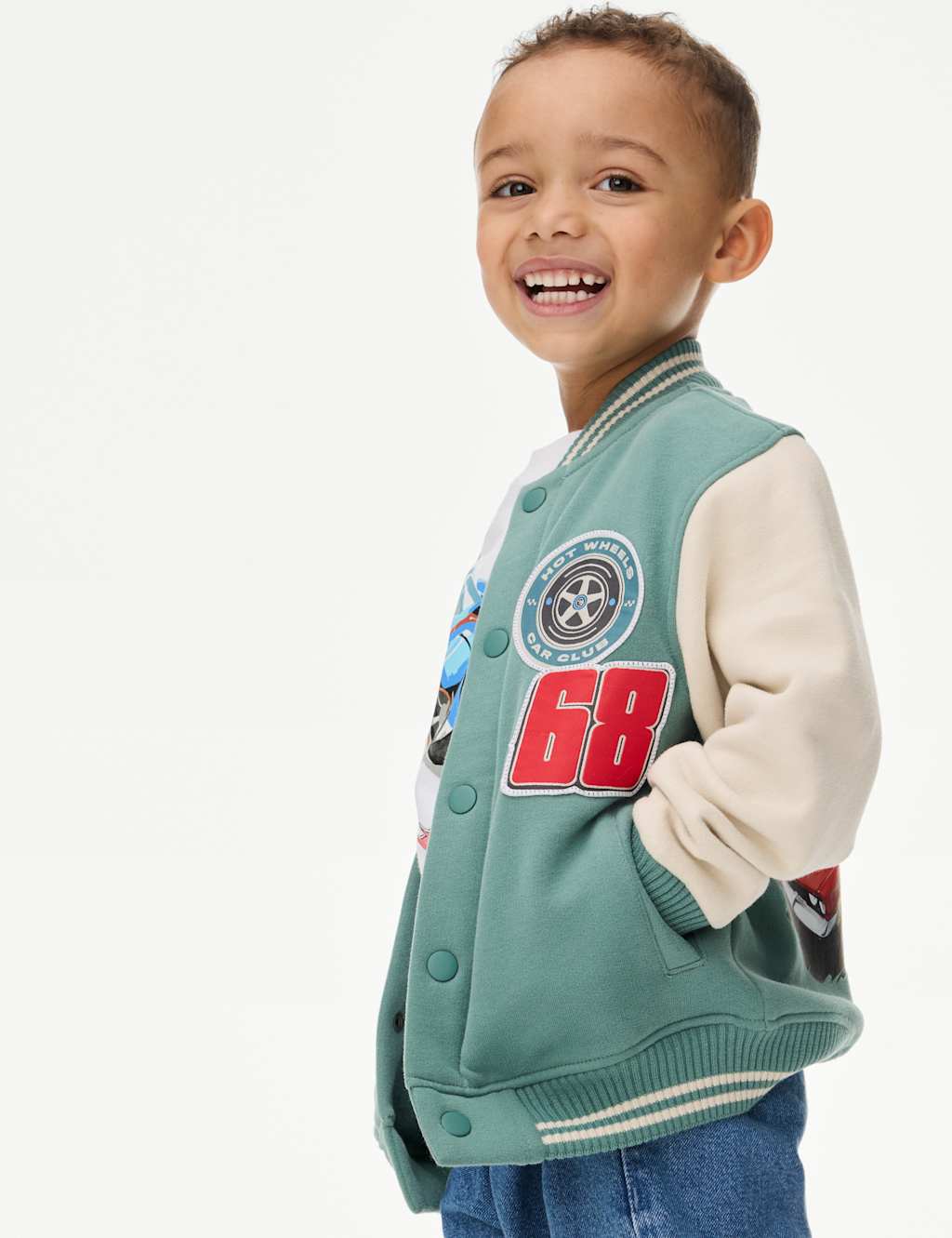 Cotton Rich Hot Wheels™ Bomber (2-8 Yrs) 3 of 7
