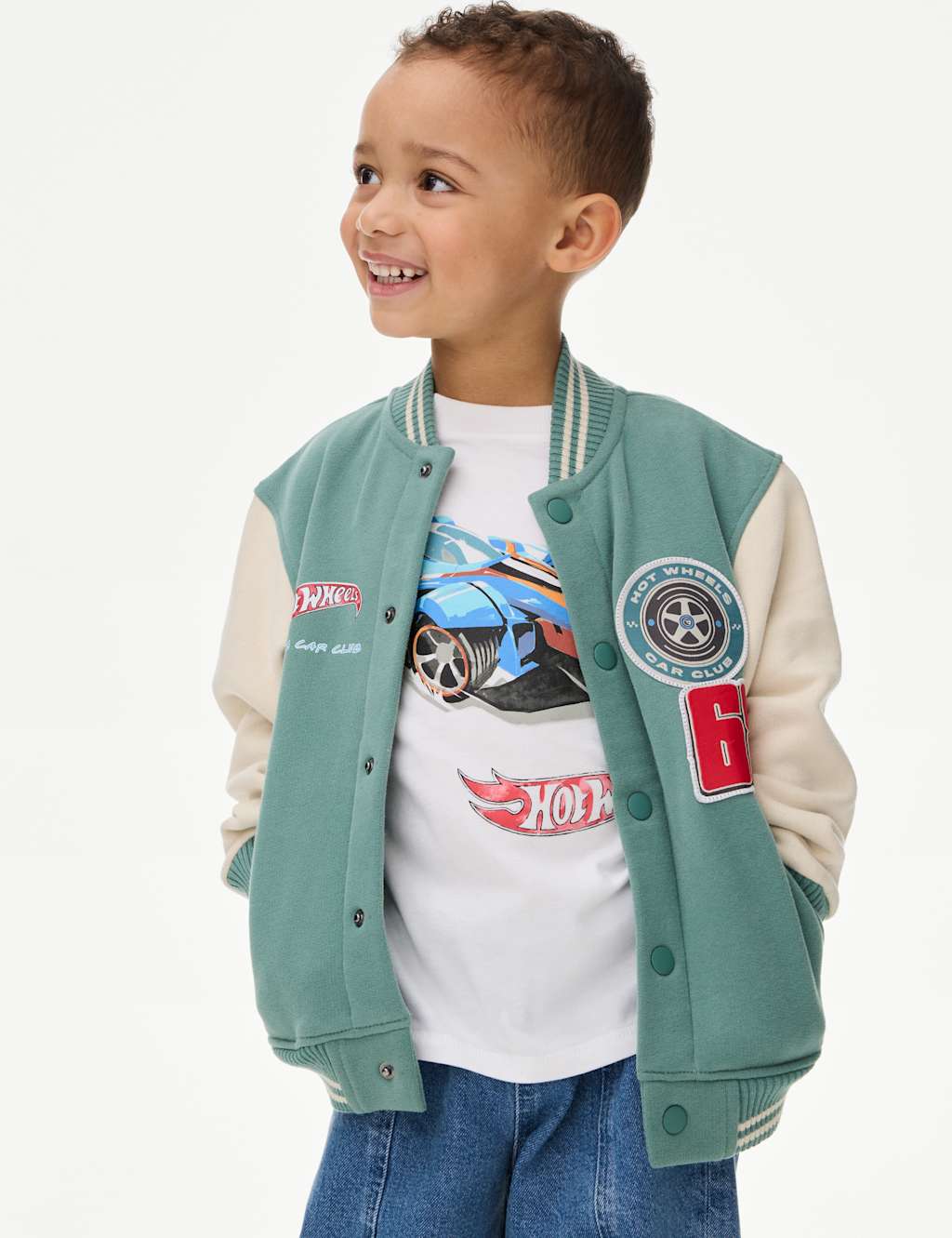 Cotton Rich Hot Wheels™ Bomber (2-8 Yrs) 4 of 7