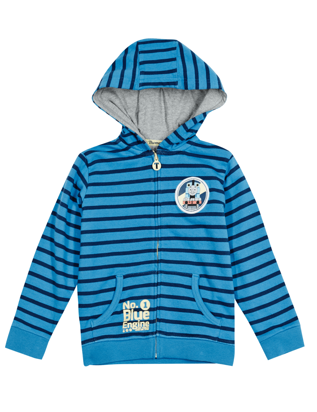 Pure Cotton Thomas & Friends™ Zip Through Hooded Sweat Top (1-6 Years) 2 of 3