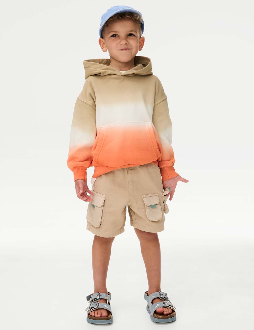 Cotton Rich Ombre Hoodie (2-8 Yrs) 3 of 5