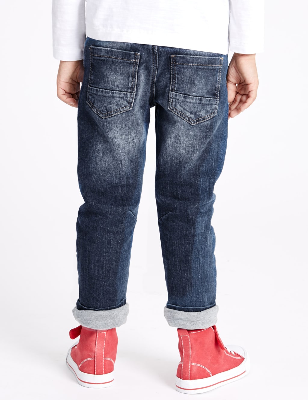 Cotton Pull On Lined Jeans with Stretch (3 Months - 5 Years) 4 of 6