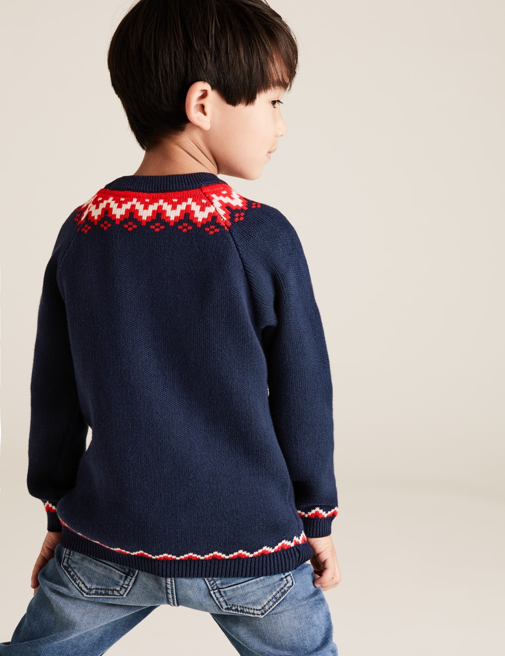 Pure Cotton Soldier Knitted Jumper (2-7 Yrs) 4 of 5