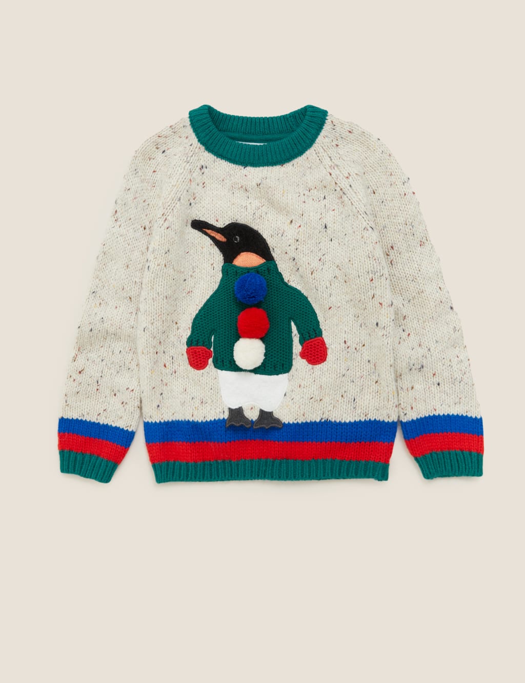 Penguin Neppy Knitted Jumper (2-7 Yrs) 2 of 5