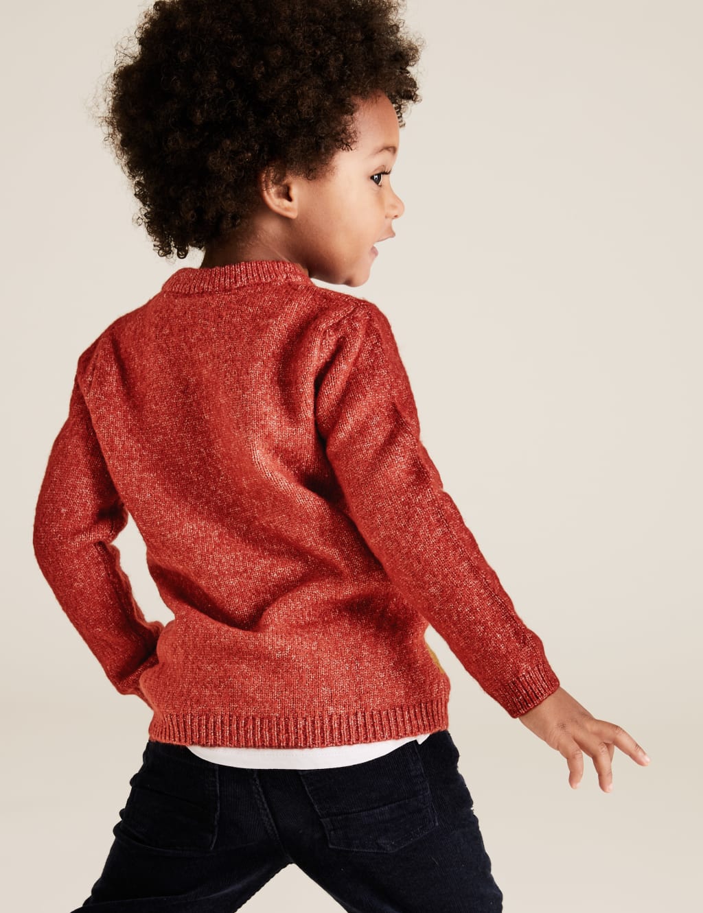 Knitted Moose Jumper (2-7 Yrs) 4 of 5