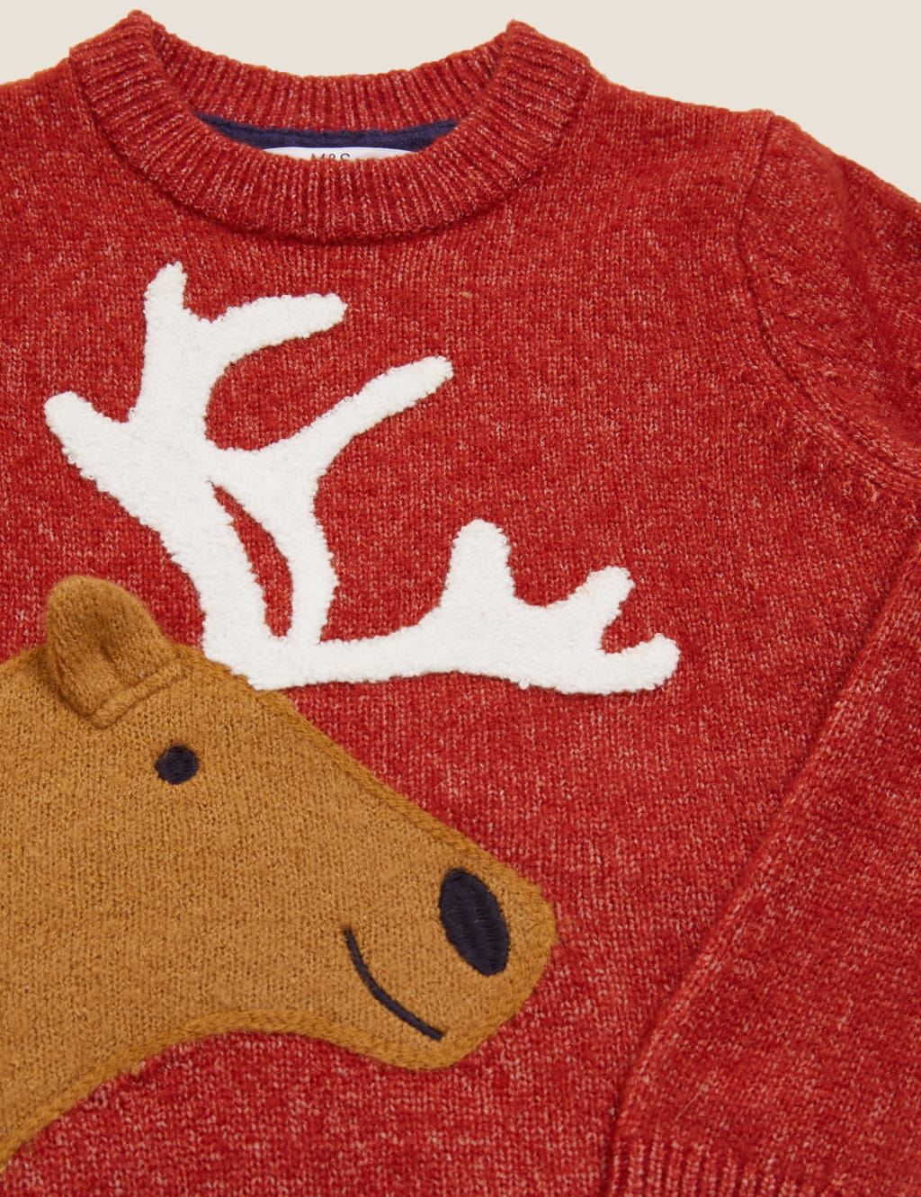 Knitted Moose Jumper (2-7 Yrs) 5 of 5