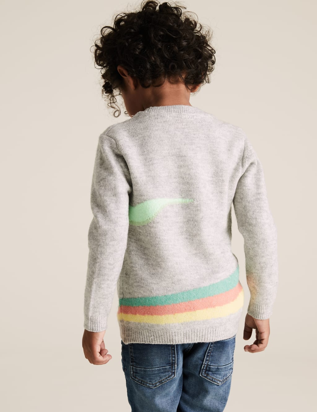 Knitted Scooter Dinosaur Jumper (2-7 Yrs) 4 of 5