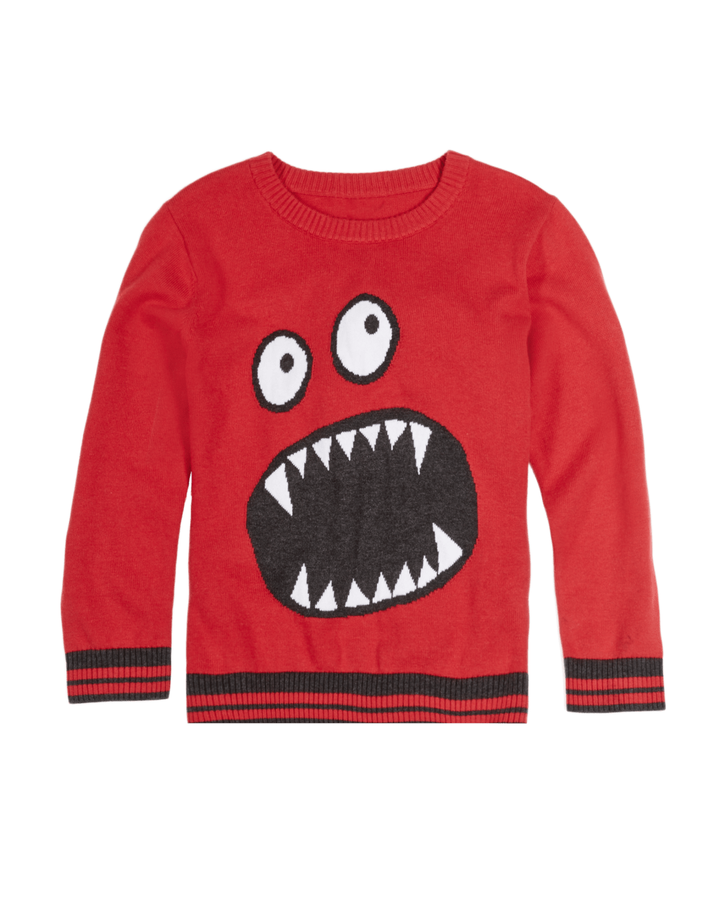 Monster print jumper store