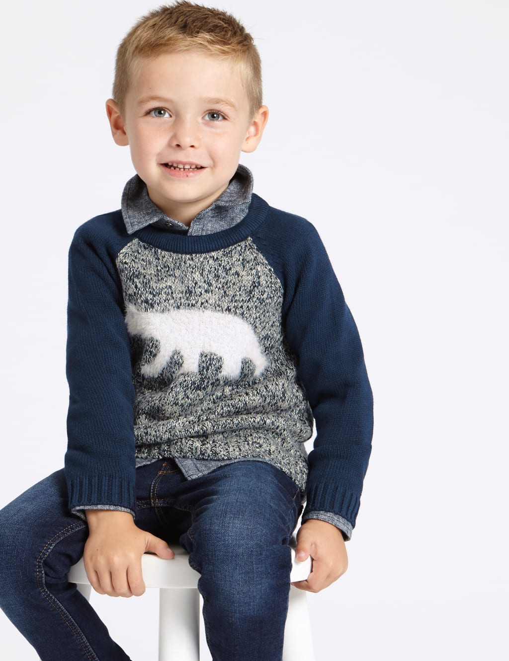 Cotton Blend Jumper (3 Months - 7 Years) 1 of 3