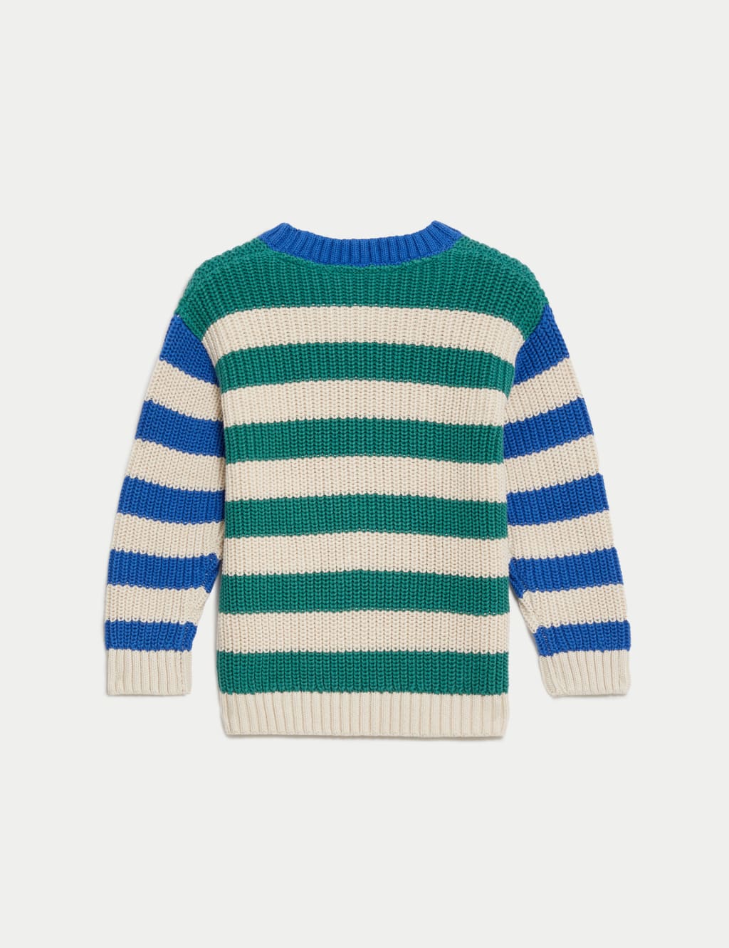 Pure Cotton Striped Knitted Jumper (2-8 Yrs) 5 of 5
